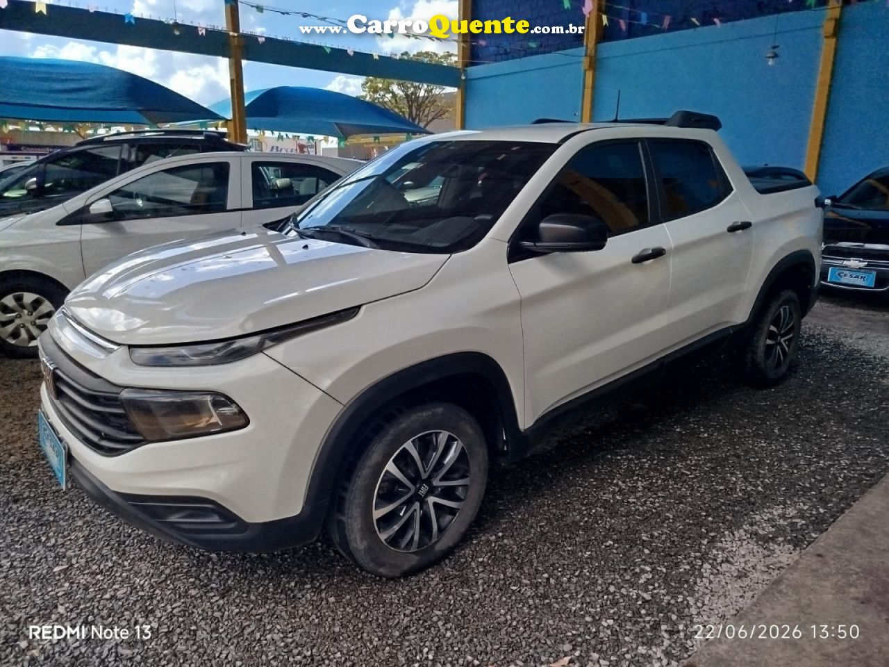 FIAT   TORO ENDURANCE AT 4X4   BRANCO 2022 2.0 DIESEL - Loja