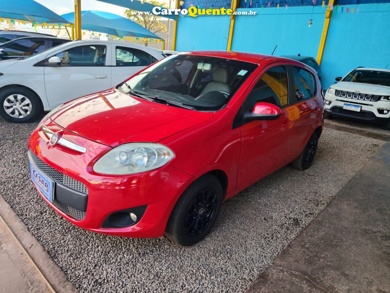 FIAT   PALIO ATTRA.ITÁLIA 1.4 EVO F.FLEX 8V 5P   VERMELHO 2017 1.4 FLEX - Loja