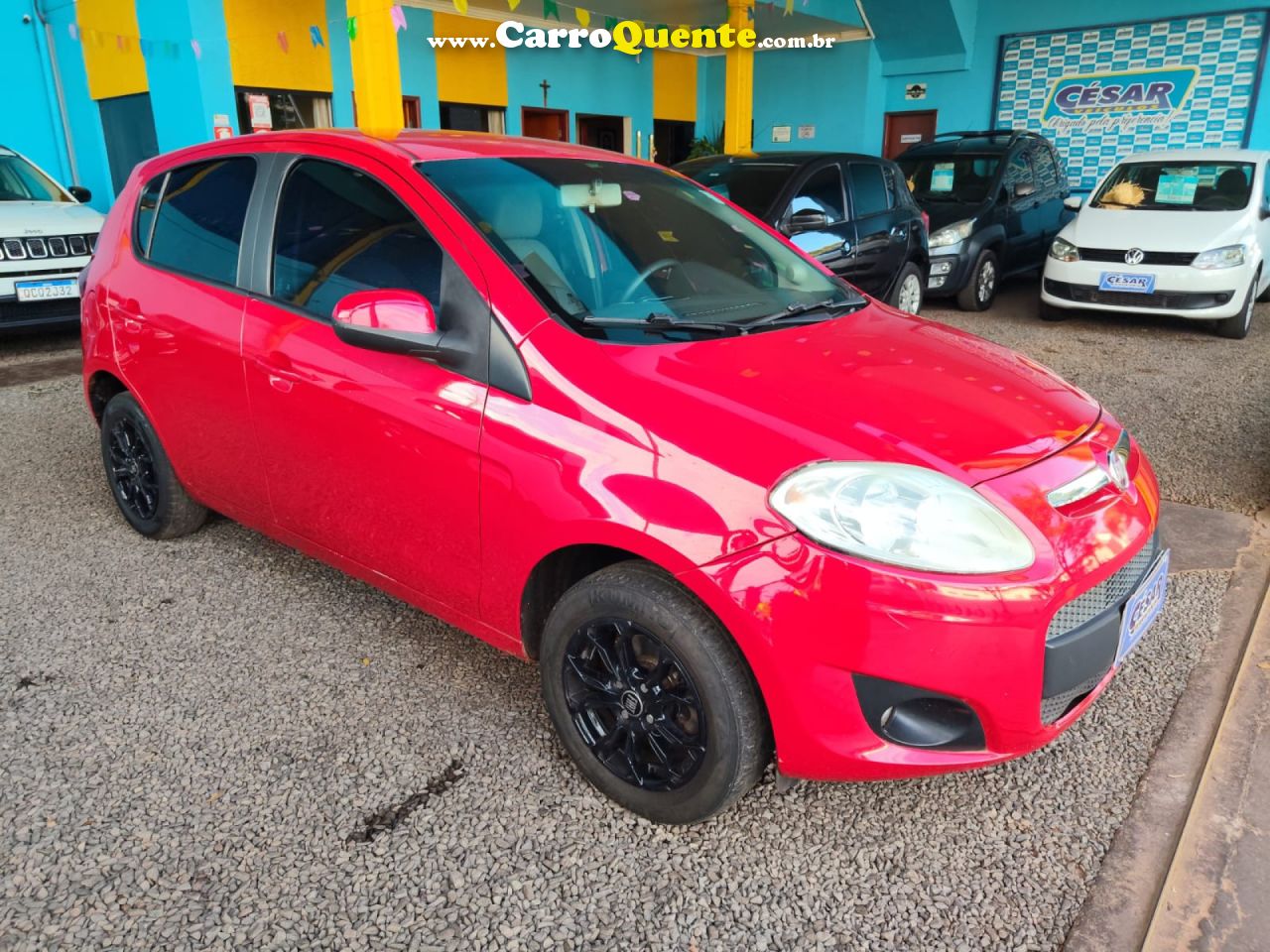 FIAT   PALIO ATTRA.ITÁLIA 1.4 EVO F.FLEX 8V 5P   VERMELHO 2017 1.4 FLEX - Loja