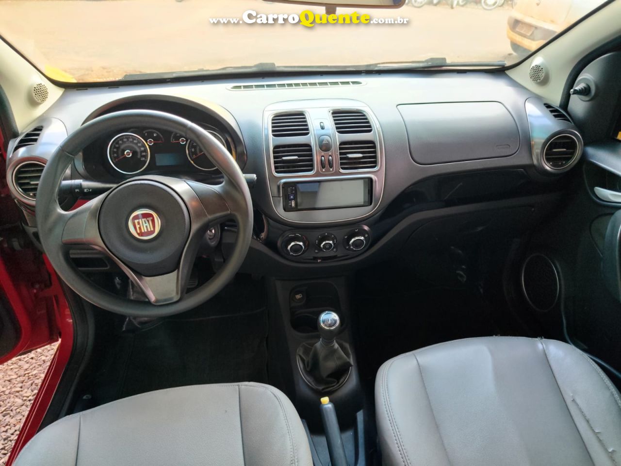 FIAT   PALIO ATTRA.ITÁLIA 1.4 EVO F.FLEX 8V 5P   VERMELHO 2017 1.4 FLEX - Loja
