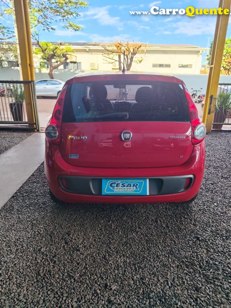 FIAT   PALIO ATTRA.ITÁLIA 1.4 EVO F.FLEX 8V 5P   VERMELHO 2017 1.4 FLEX - Loja