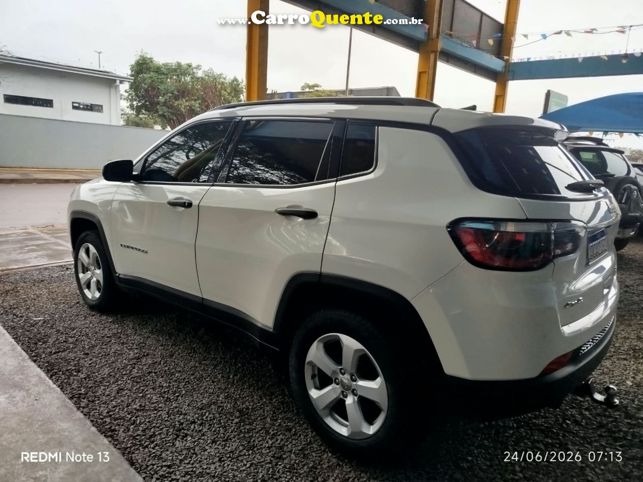 JEEP   COMPASS SPORT 2.0 4X4 FLEX 16V AUT.   BRANCO 2018 2.0 FLEX - Loja
