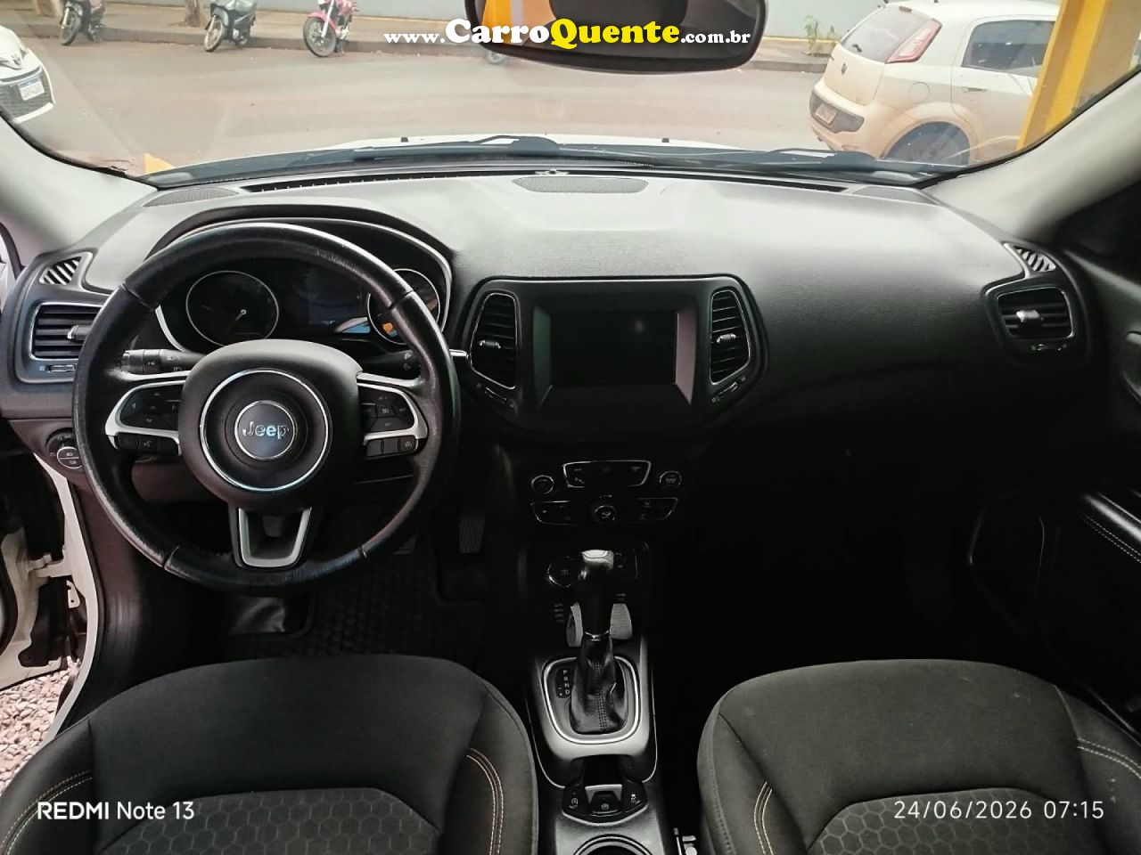 JEEP   COMPASS SPORT 2.0 4X4 FLEX 16V AUT.   BRANCO 2018 2.0 FLEX - Loja