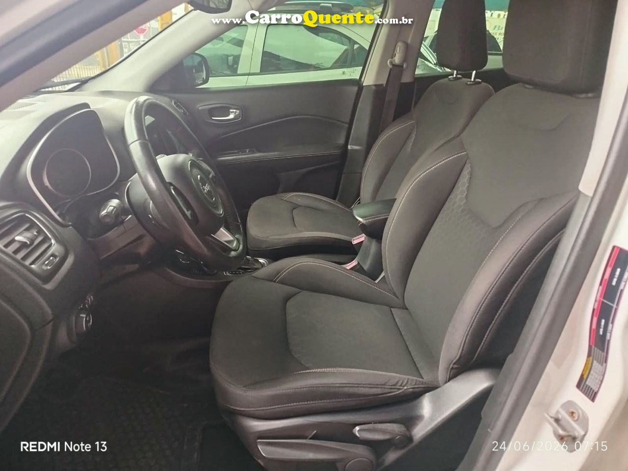 JEEP   COMPASS SPORT 2.0 4X4 FLEX 16V AUT.   BRANCO 2018 2.0 FLEX - Loja