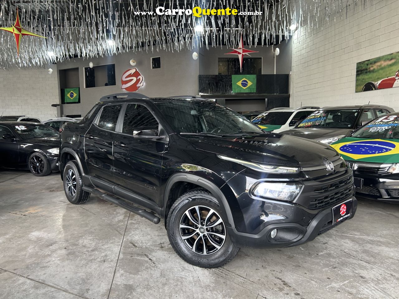 FIAT   TORO ULTRA 2.0 16V 4X4 DIESEL AUT.   PRETO 2020 2.0 DIESEL - Loja