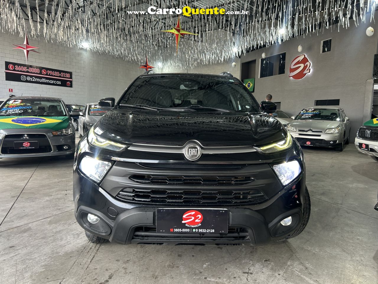 FIAT   TORO ULTRA 2.0 16V 4X4 DIESEL AUT.   PRETO 2020 2.0 DIESEL - Loja