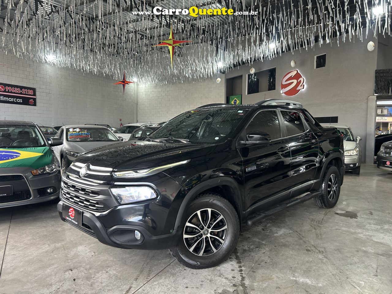 FIAT   TORO ULTRA 2.0 16V 4X4 DIESEL AUT.   PRETO 2020 2.0 DIESEL - Loja