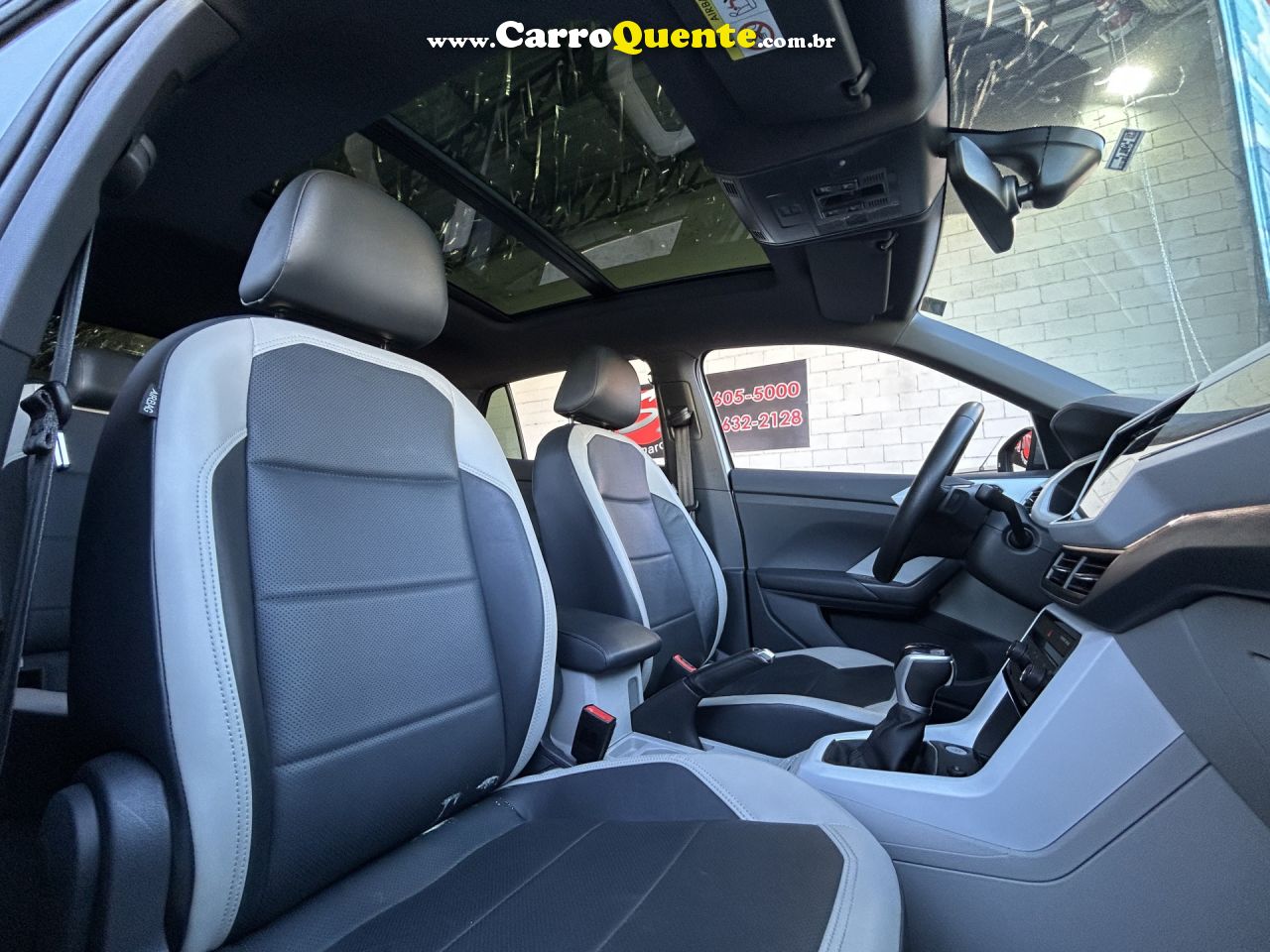 VOLKSWAGEN   T-CROSS HIGHLINE 1.4 TSI FLEX 16V 5P AUT   CINZA 2021 1.4 FLEX - Loja