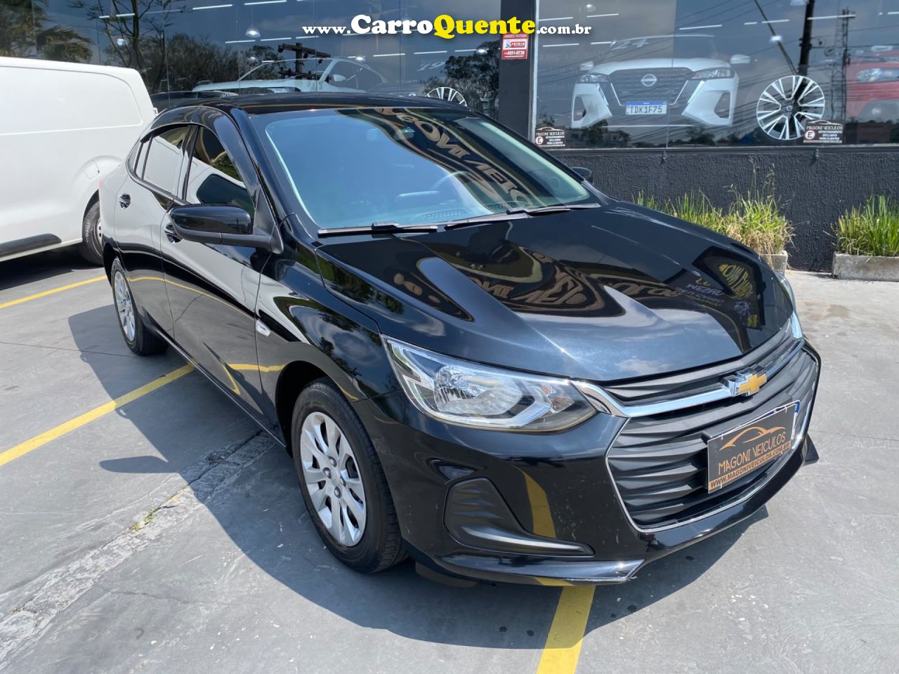 CHEVROLET   ONIX SEDAN PLUS LT 1.0 12V TB FLEX MEC.   PRETO 2022 1.0 FLEX - Loja