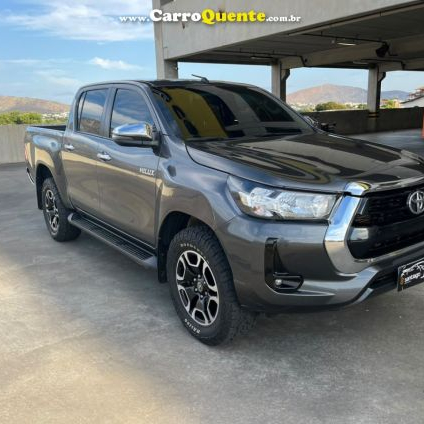 TOYOTA   HILUX CD SRV 4X4 2.8 TDI DIESEL AUT.   CINZA 2021 2.8 DIESEL