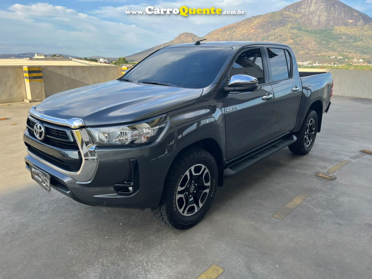 TOYOTA   HILUX CD SRV 4X4 2.8 TDI DIESEL AUT.   CINZA 2021 2.8 DIESEL - Loja