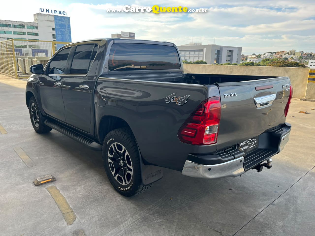 TOYOTA   HILUX CD SRV 4X4 2.8 TDI DIESEL AUT.   CINZA 2021 2.8 DIESEL - Loja