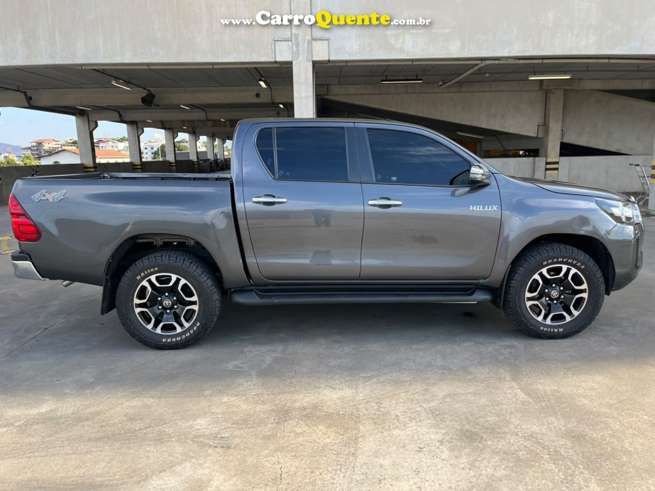 TOYOTA   HILUX CD SRV 4X4 2.8 TDI DIESEL AUT.   CINZA 2021 2.8 DIESEL - Loja