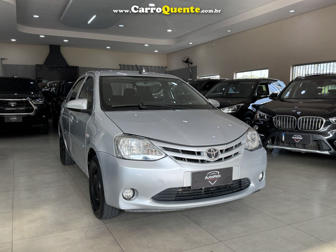 TOYOTA   ETIOS X SEDAN 1.5 FLEX 16V 4P MEC.   PRATA 2016 1.5 FLEX - Loja