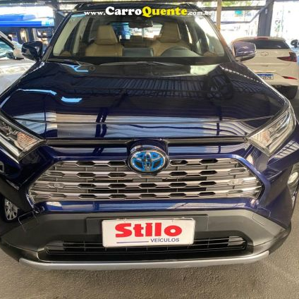 TOYOTA   RAV4 2.5 SX CONNECT 4X4  AUT. (HÍBRIDO)   AZUL 2020 2.5 GASOLINA E ELÉTRICO