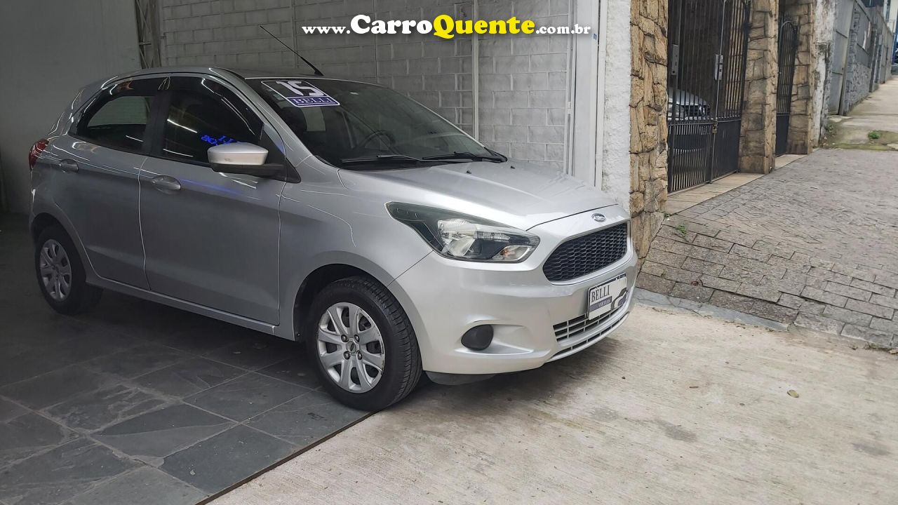 FORD   KA 1.0 SESE PLUS TIVCT FLEX 5P   PRATA 2015 1.0 FLEX - Loja
