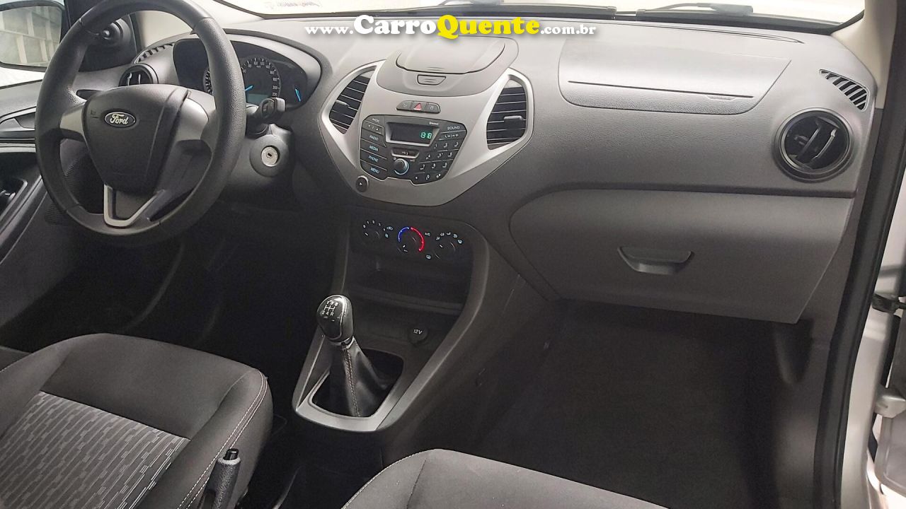 FORD   KA 1.0 SESE PLUS TIVCT FLEX 5P   PRATA 2015 1.0 FLEX - Loja