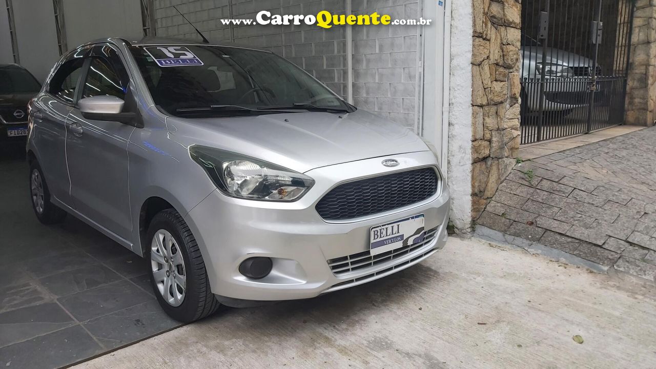 FORD   KA 1.0 SESE PLUS TIVCT FLEX 5P   PRATA 2015 1.0 FLEX - Loja