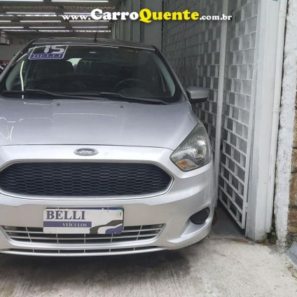 FORD   KA 1.0 SESE PLUS TIVCT FLEX 5P   PRATA 2015 1.0 FLEX