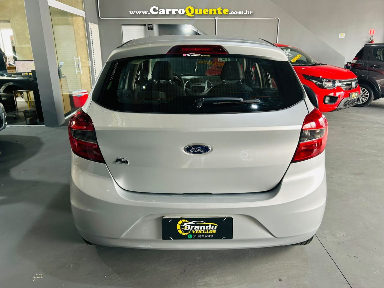 FORD   KA 1.0 SESE PLUS TIVCT FLEX 5P   PRATA 2016 1.0 FLEX - Loja
