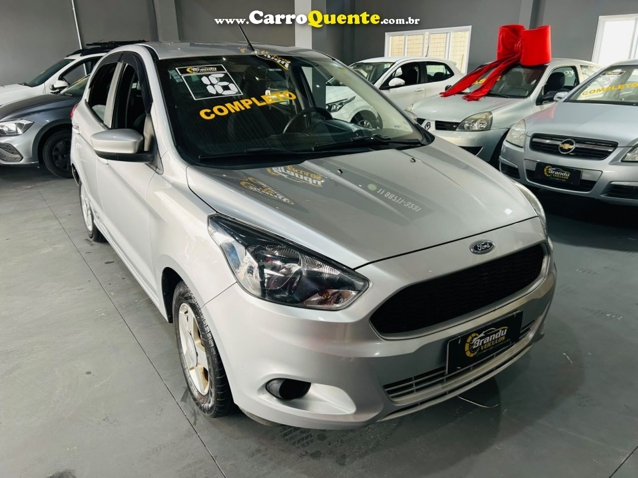 FORD   KA 1.0 SESE PLUS TIVCT FLEX 5P   PRATA 2016 1.0 FLEX - Loja