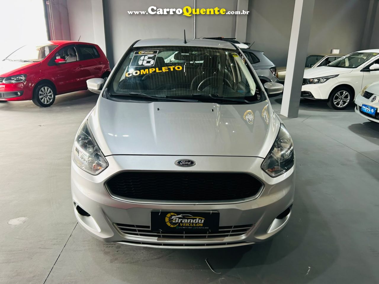 FORD   KA 1.0 SESE PLUS TIVCT FLEX 5P   PRATA 2016 1.0 FLEX - Loja