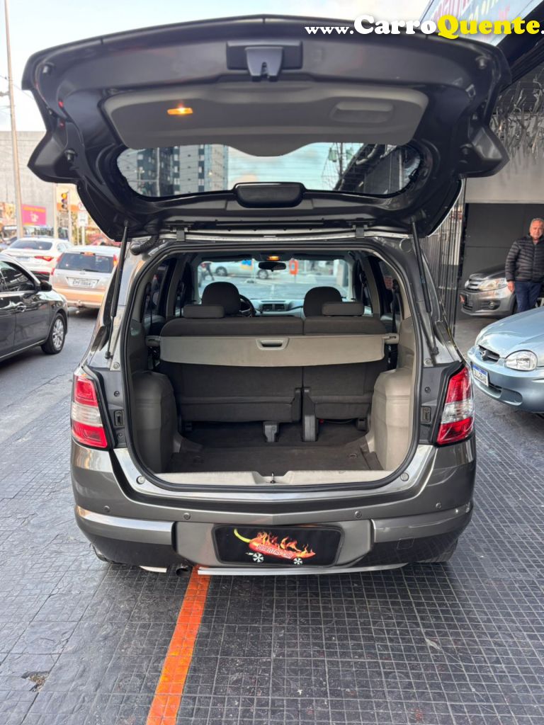 CHEVROLET   SPIN LT 1.8 8V ECONO.FLEX 5P AUT.   CINZA 2014 1.8 FLEX - Loja