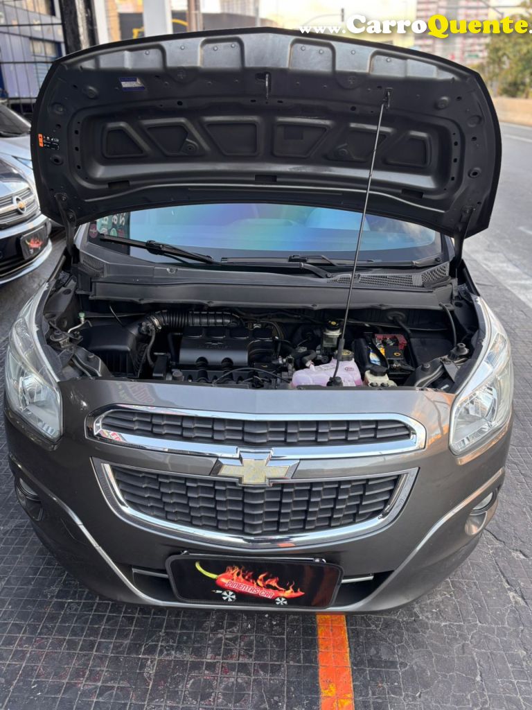 CHEVROLET   SPIN LT 1.8 8V ECONO.FLEX 5P AUT.   CINZA 2014 1.8 FLEX - Loja