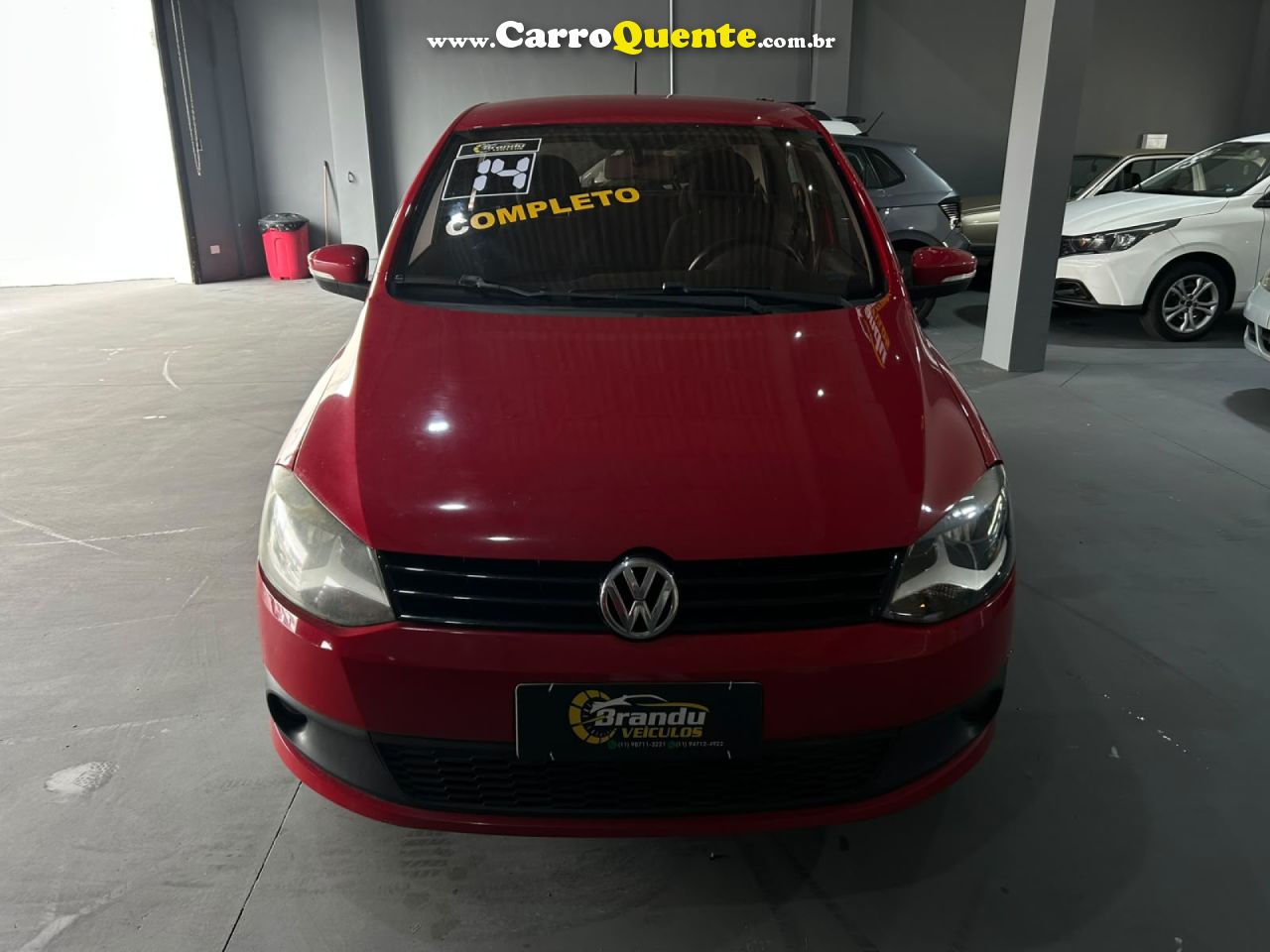 VOLKSWAGEN   FOX TRENDLINE 1.6 FLEX 8V 5P   VERMELHO 2014 1.6 FLEX - Loja