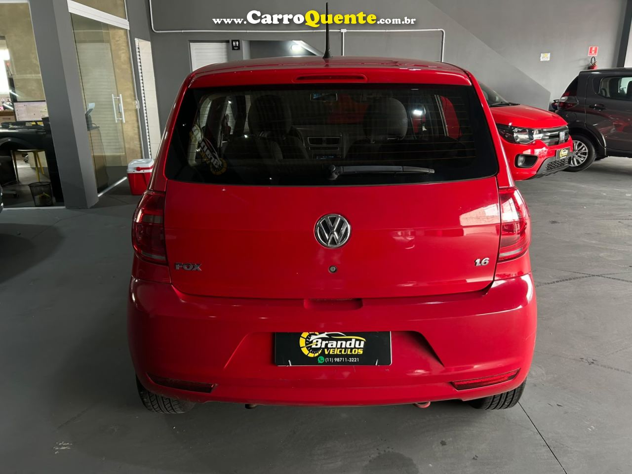 VOLKSWAGEN   FOX TRENDLINE 1.6 FLEX 8V 5P   VERMELHO 2014 1.6 FLEX - Loja