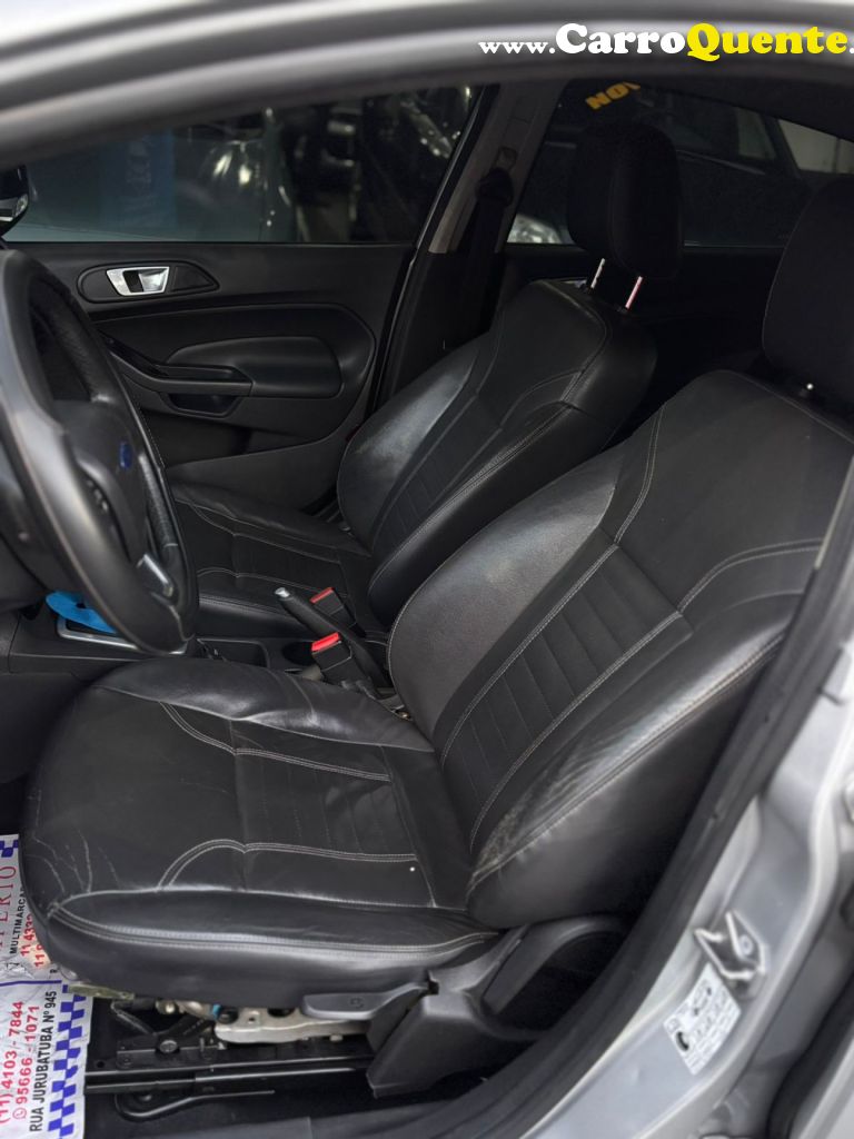 FORD   FIESTA TIT.TIT.PLUS 1.6 16V FLEX AUT.   PRATA 2015 1.6 FLEX - Loja
