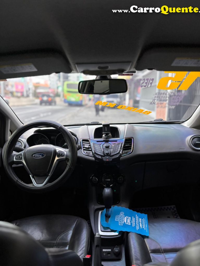 FORD   FIESTA TIT.TIT.PLUS 1.6 16V FLEX AUT.   PRATA 2015 1.6 FLEX - Loja