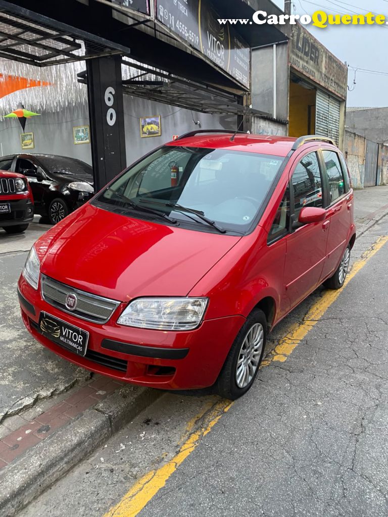 FIAT   IDEA ELX 1.4 MPI FIRE FLEX 8V 5P   VERMELHO 2010 1.4 FLEX - Loja