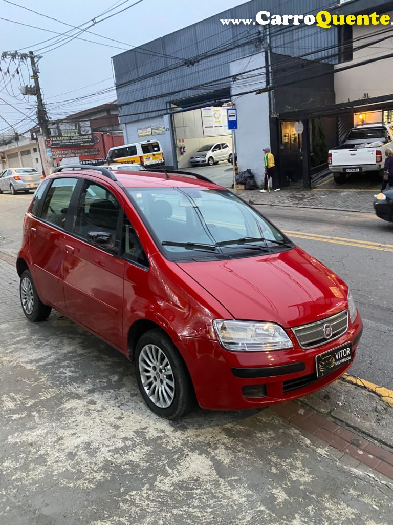 FIAT   IDEA ELX 1.4 MPI FIRE FLEX 8V 5P   VERMELHO 2010 1.4 FLEX - Loja