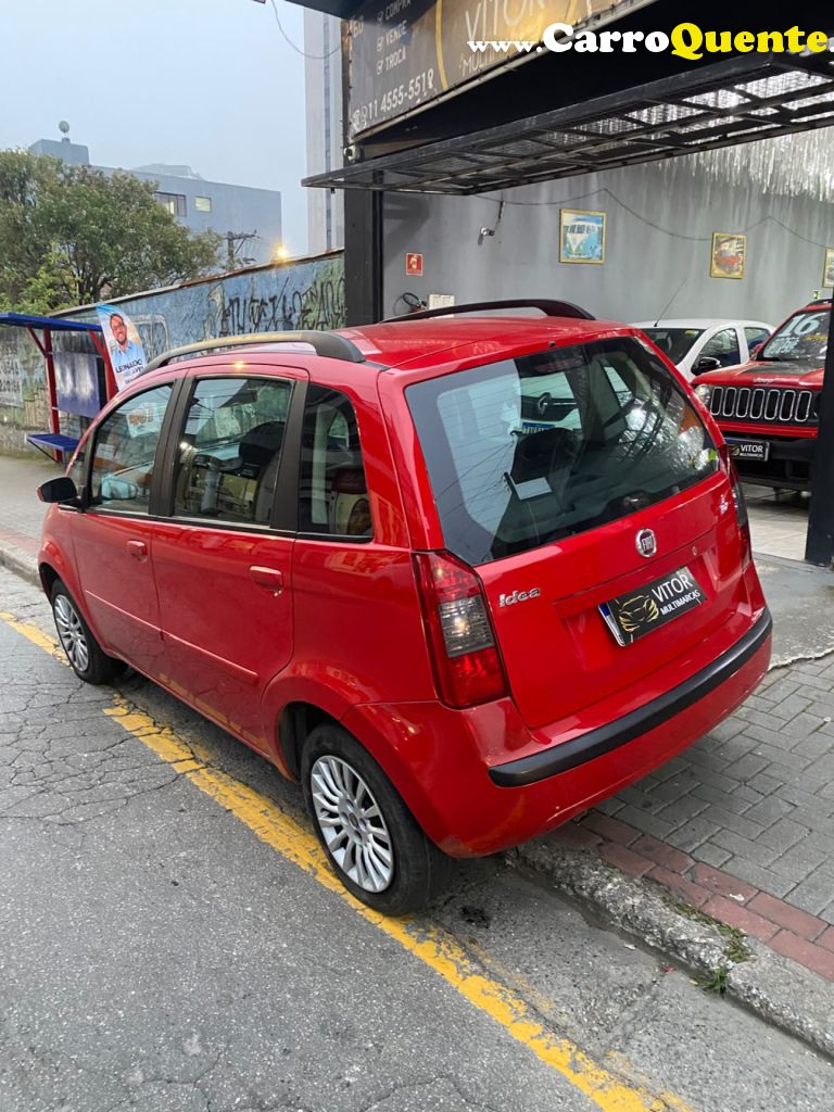 FIAT   IDEA ELX 1.4 MPI FIRE FLEX 8V 5P   VERMELHO 2010 1.4 FLEX - Loja
