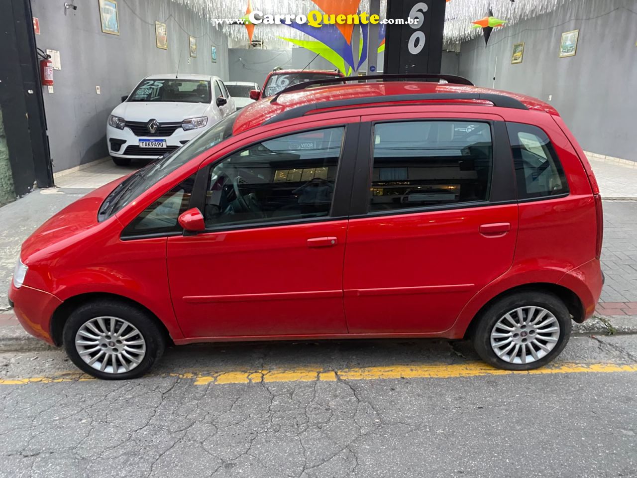 FIAT   IDEA ELX 1.4 MPI FIRE FLEX 8V 5P   VERMELHO 2010 1.4 FLEX - Loja