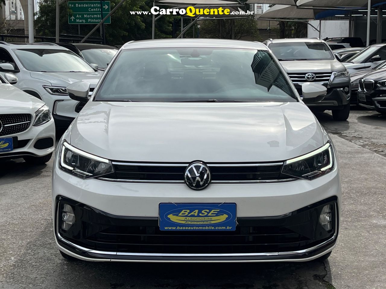 VOLKSWAGEN   VIRTUS HIGHLINE 200 TSI 1.0 FLEX 12V AUT   BRANCO 2025 1.0 T FLEX - Loja