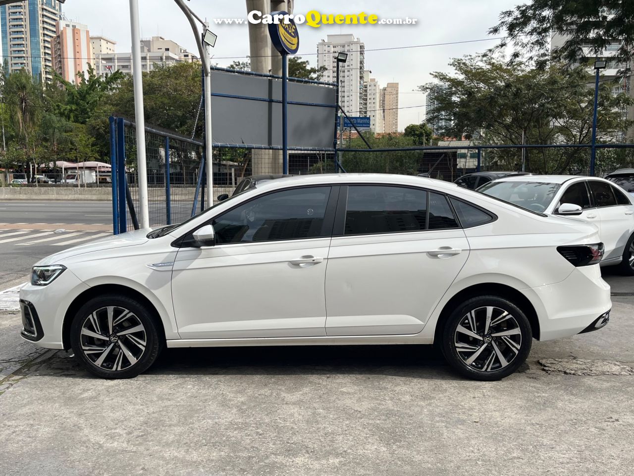 VOLKSWAGEN   VIRTUS HIGHLINE 200 TSI 1.0 FLEX 12V AUT   BRANCO 2025 1.0 T FLEX - Loja
