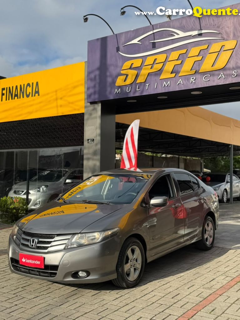 HONDA   CITY SEDAN LX 1.5 FLEX 16V 4P AUT.   CINZA 2010 1.5 FLEX - Loja