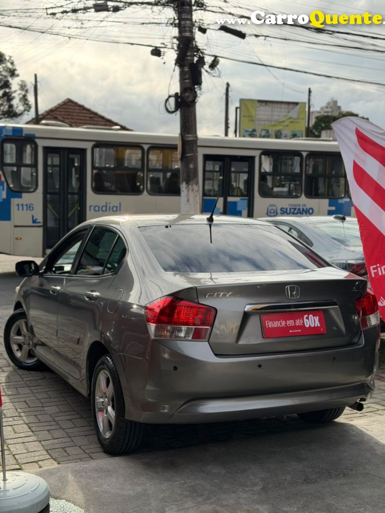 HONDA   CITY SEDAN LX 1.5 FLEX 16V 4P AUT.   CINZA 2010 1.5 FLEX - Loja