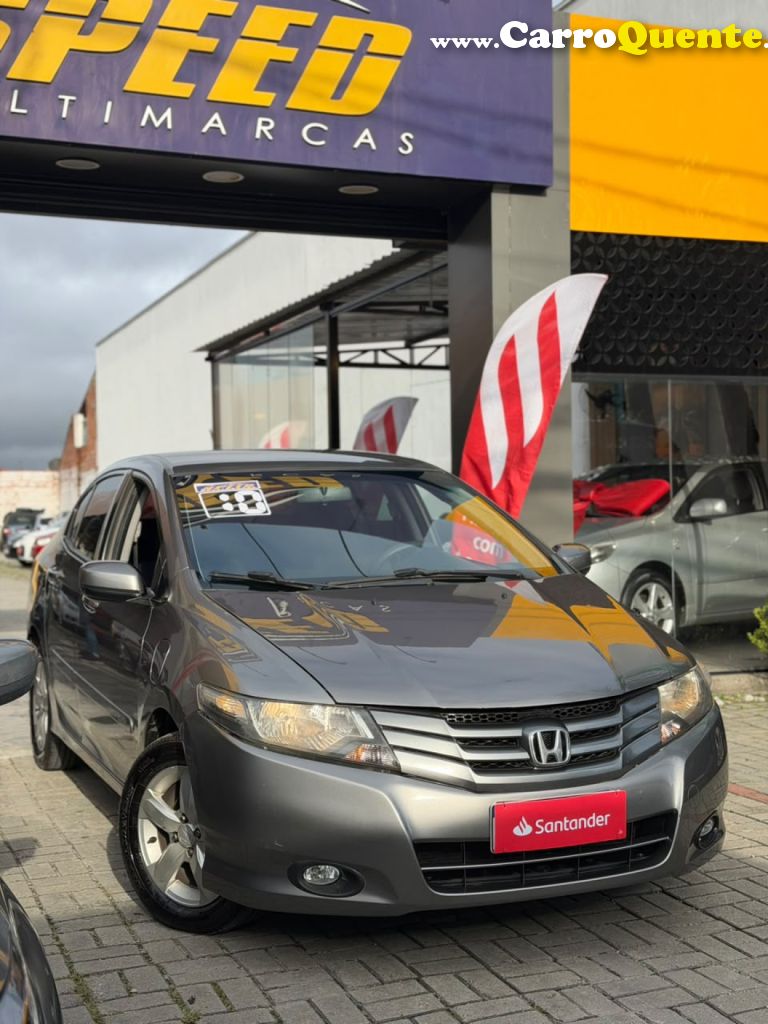 HONDA   CITY SEDAN LX 1.5 FLEX 16V 4P AUT.   CINZA 2010 1.5 FLEX - Loja