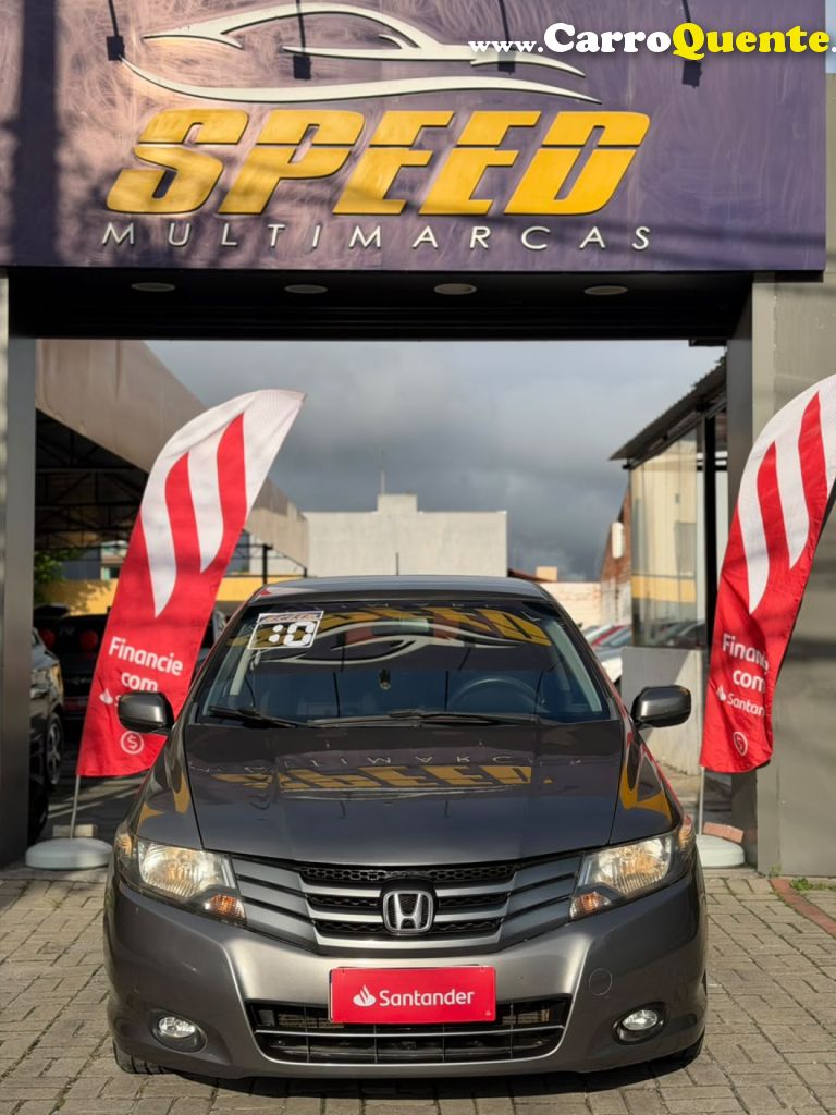 HONDA   CITY SEDAN LX 1.5 FLEX 16V 4P AUT.   CINZA 2010 1.5 FLEX - Loja
