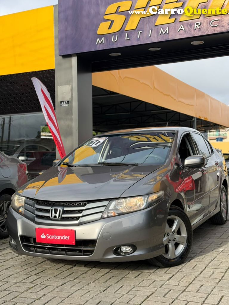 HONDA   CITY SEDAN LX 1.5 FLEX 16V 4P AUT.   CINZA 2010 1.5 FLEX - Loja