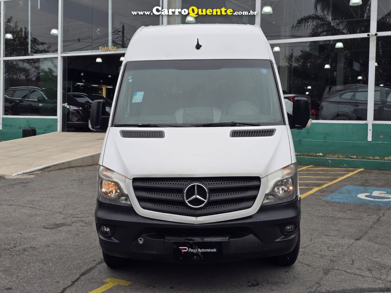 MERCEDES-BENZ   SPRINTER 313 FURGÃO LONGO T. ALTO DIESEL   BRANCO 2018 2.2 DIESEL - Loja