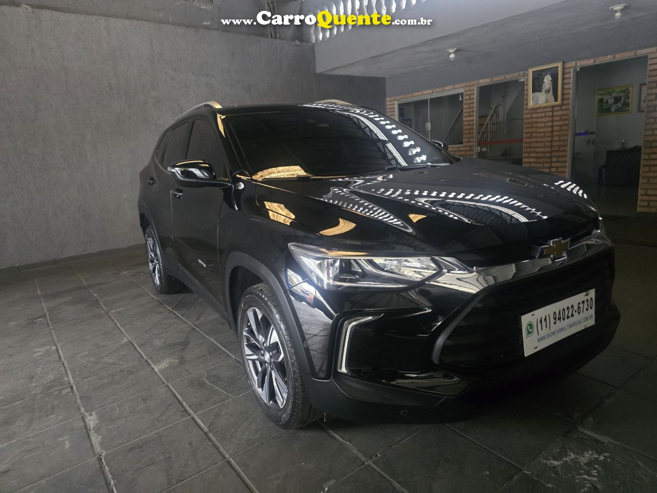 CHEVROLET   TRACKER PREMIER 1.2 TURBO 12V FLEX AUT.   PRETO 2023 1.2 FLEX - Loja