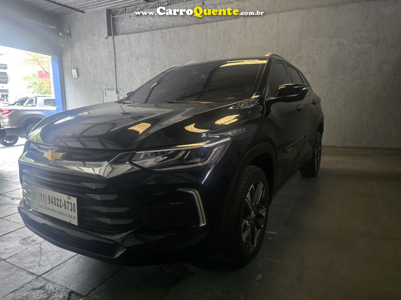 CHEVROLET   TRACKER PREMIER 1.2 TURBO 12V FLEX AUT.   PRETO 2023 1.2 FLEX - Loja
