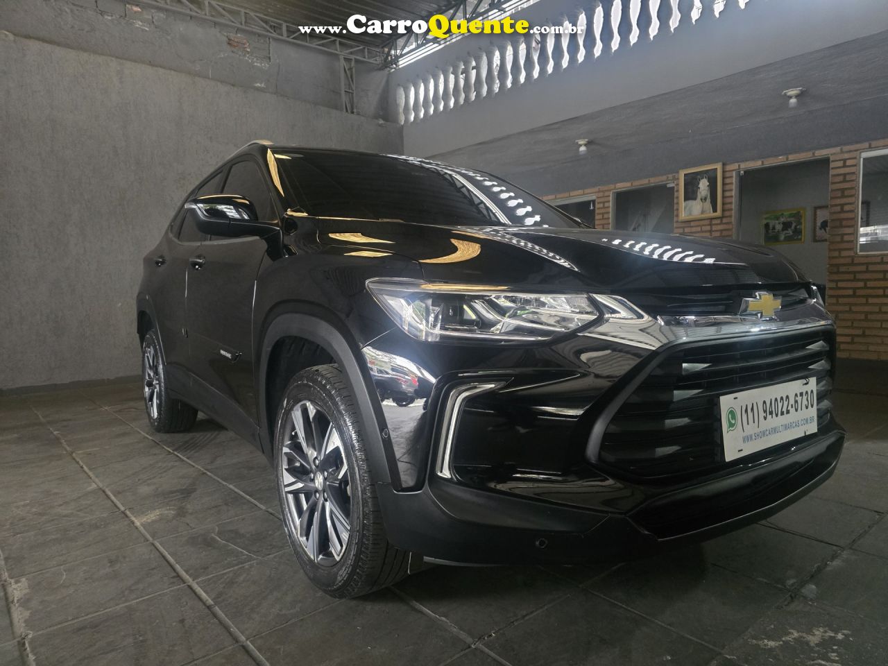 CHEVROLET   TRACKER PREMIER 1.2 TURBO 12V FLEX AUT.   PRETO 2023 1.2 FLEX - Loja