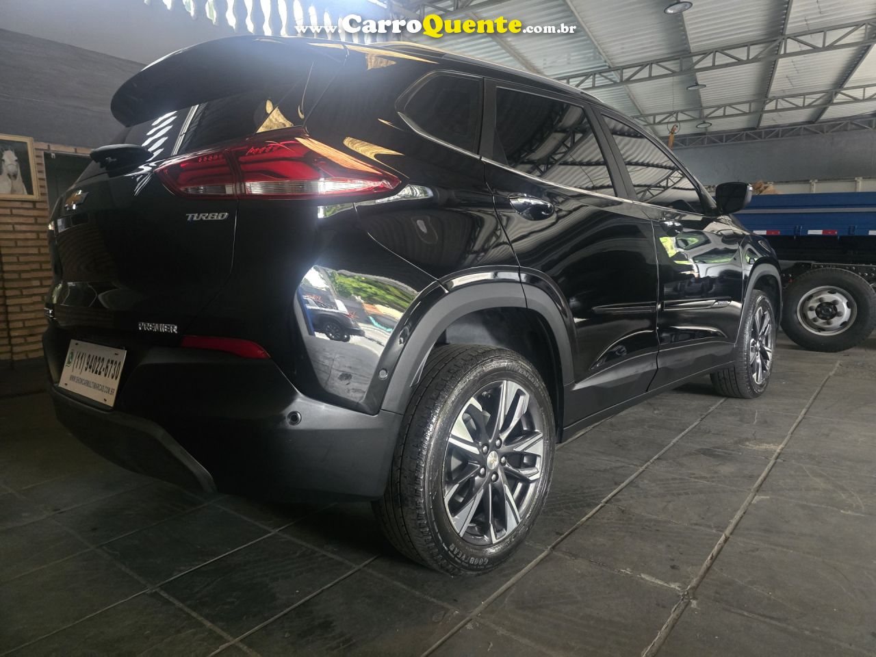 CHEVROLET   TRACKER PREMIER 1.2 TURBO 12V FLEX AUT.   PRETO 2023 1.2 FLEX - Loja