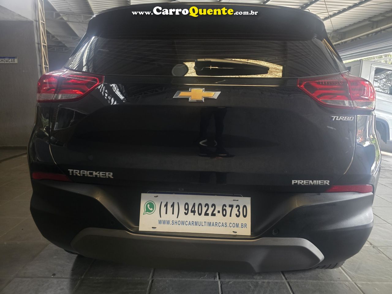 CHEVROLET   TRACKER PREMIER 1.2 TURBO 12V FLEX AUT.   PRETO 2023 1.2 FLEX - Loja