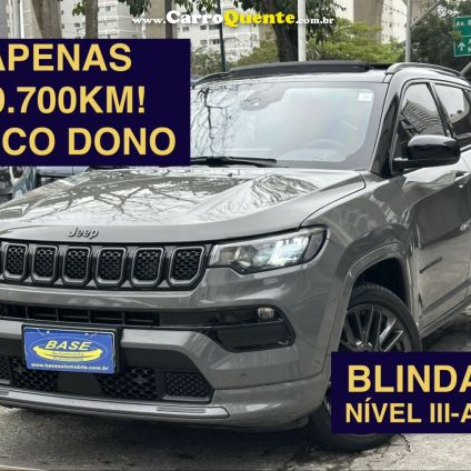 JEEP   COMPASS S T270 1.3 TB 4X2 FLEX AUT.   CINZA 2023 1.3 T FLEX